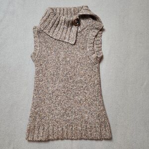 Suzy Shier Brown Cowl Neck Sweater Wool Blend Size Small